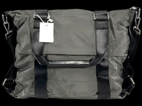 Жіноча функціональна сумка через плече на 1 відділення, сіра, 22 л