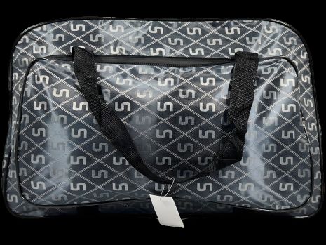 Дорожная сумка-саквояж на два отделения, 36 л, темно-серого цвета