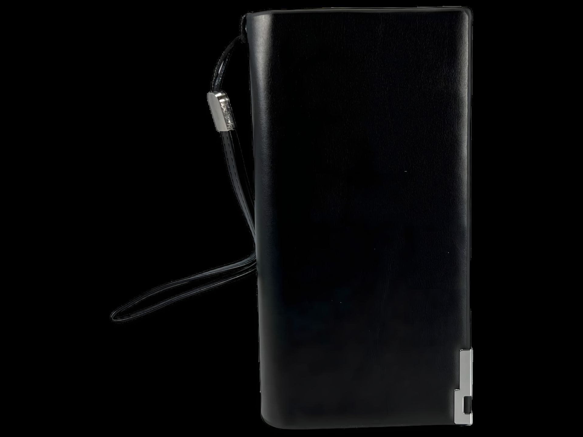 Класичне чоловіче портмоне з картхолдером, екошкіра, чорний колір - Стильна функціональність Класичне чоловіче портмоне з картхолдером, екошкіра, чорний колір - Стильна функціональність