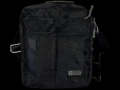 Водонепроникна багатосекційна дитяча сумка через плече, чорна Водонепроникна багатосекційна дитяча сумка через плече, чорна