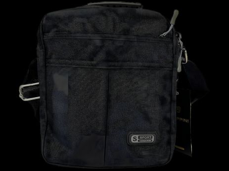 Водонепроникна багатосекційна дитяча сумка через плече, чорна Водонепроникна багатосекційна дитяча сумка через плече, чорна