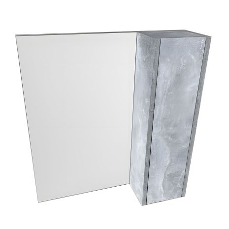 Дзеркало у ванну праве Лофт 60 см GT home бетон