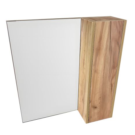 Зеркало для ванной GT home Loft 60 см правое золото крафт Зеркало для ванной GT home Loft 60 см правое золото крафт