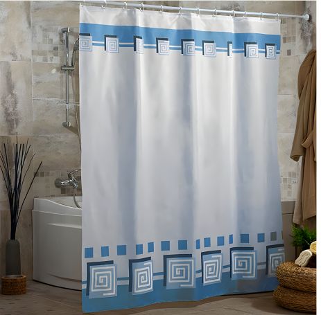 Ванна штора Miranda LYKIA блакитна