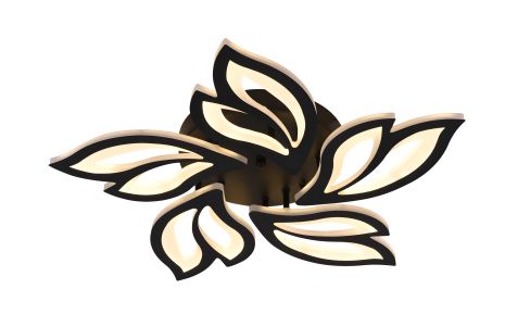 Акриловая светодиодная люстра VALESO V X6078-5 BK чёрная