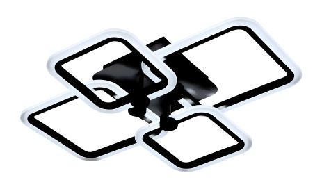 Акриловая светодиодная люстра Valeso V X6116-4 BK черная