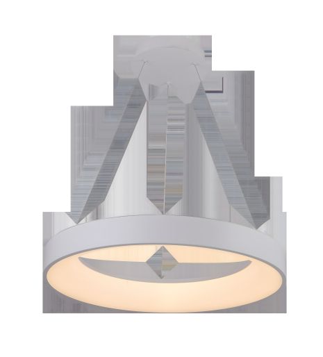 Біла підвісна люстра 1136