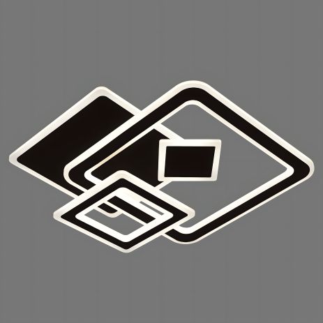 Люстра светодиодная акриловая INTEREES IS WSD5641 BK черная