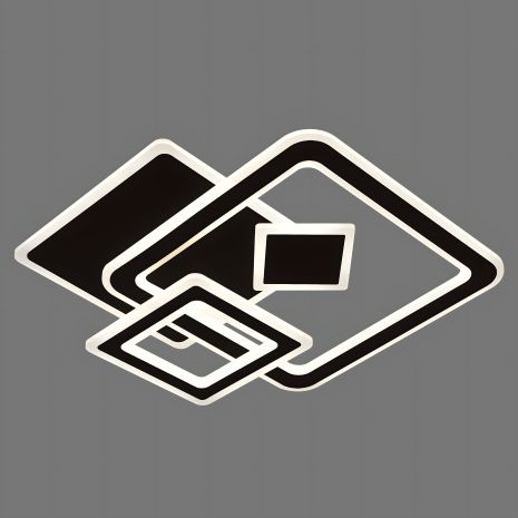 Люстра светодиодная акриловая, черная IS WSD5641 BK