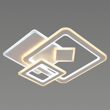 Світлодіодна люстра акрилова WSD5641 WT біла