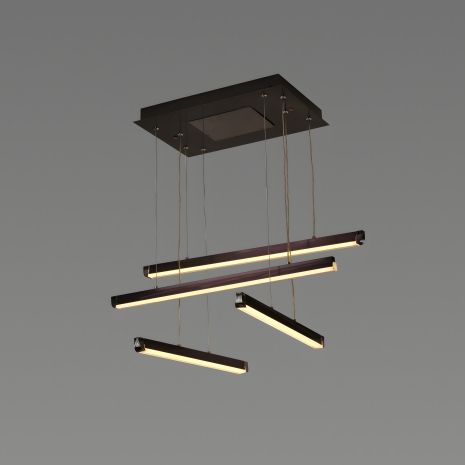 Люстра светодиодная акриловая VALESO V 1130 BK черная Люстра светодиодная акриловая VALESO V 1130 BK черная