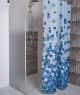 Синяя штора для ванной Miranda Troy 180*200 см