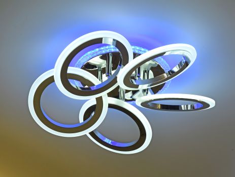 Sirius акрилова люстра світлодіодна Ш 55642/5 (116W)