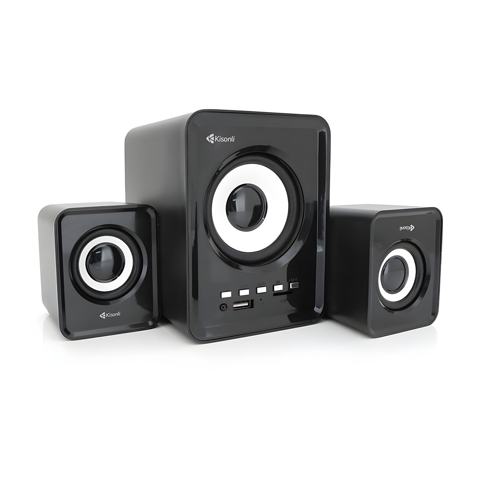 Колонки Kisonli U-2800BT для ПК, чорні Колонки Kisonli U-2800BT для ПК, чорні