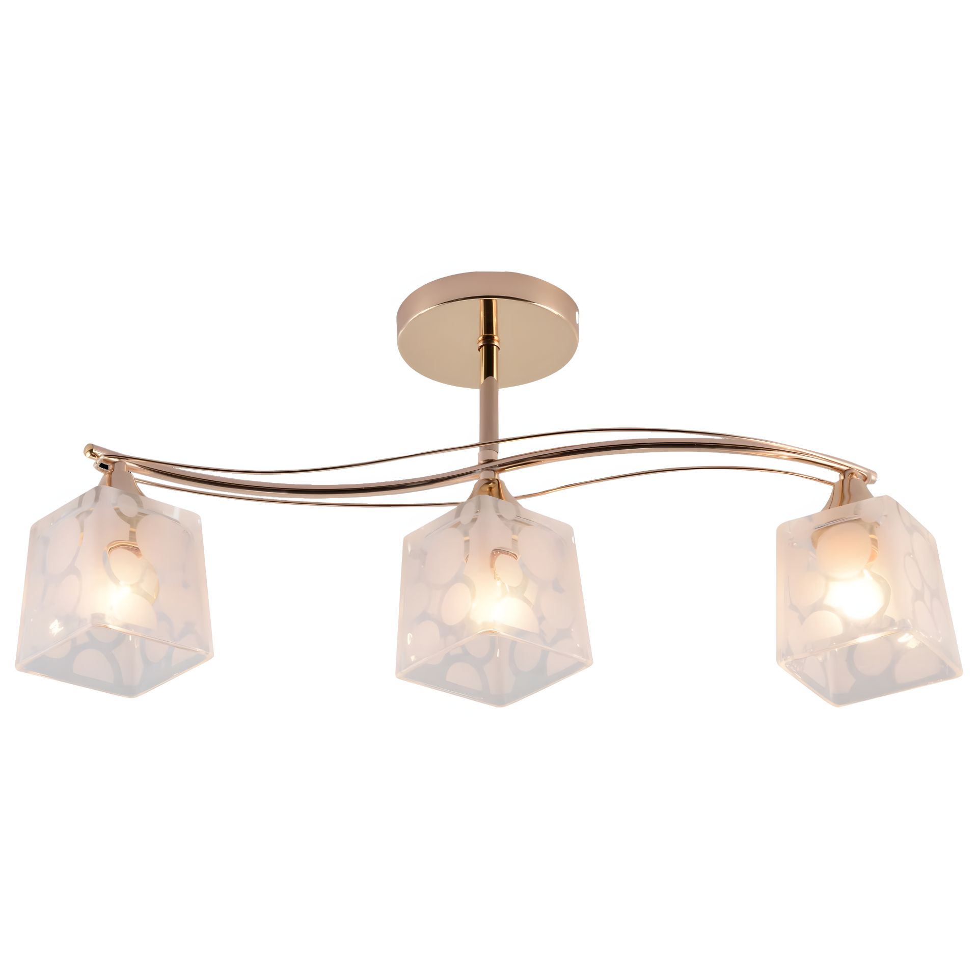 Люстра стельова INTEREES IS XA1530/3 FGD Люстра стельова INTEREES IS XA1530/3 FGD