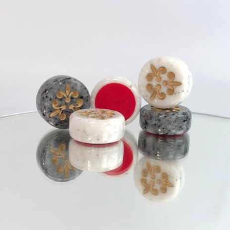 Фішки для нард 27×12мм з каменю