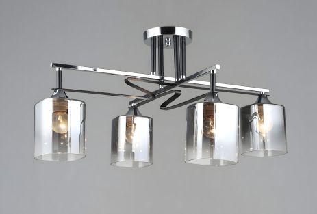 Люстра потолочная Sirius B A4057/4 CH+BK