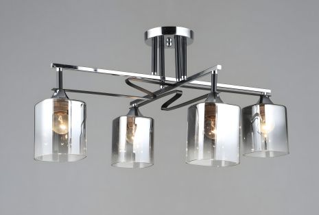 Люстра потолочная Sirius B A4057/4 CH+BK Люстра потолочная Sirius B A4057/4 CH+BK