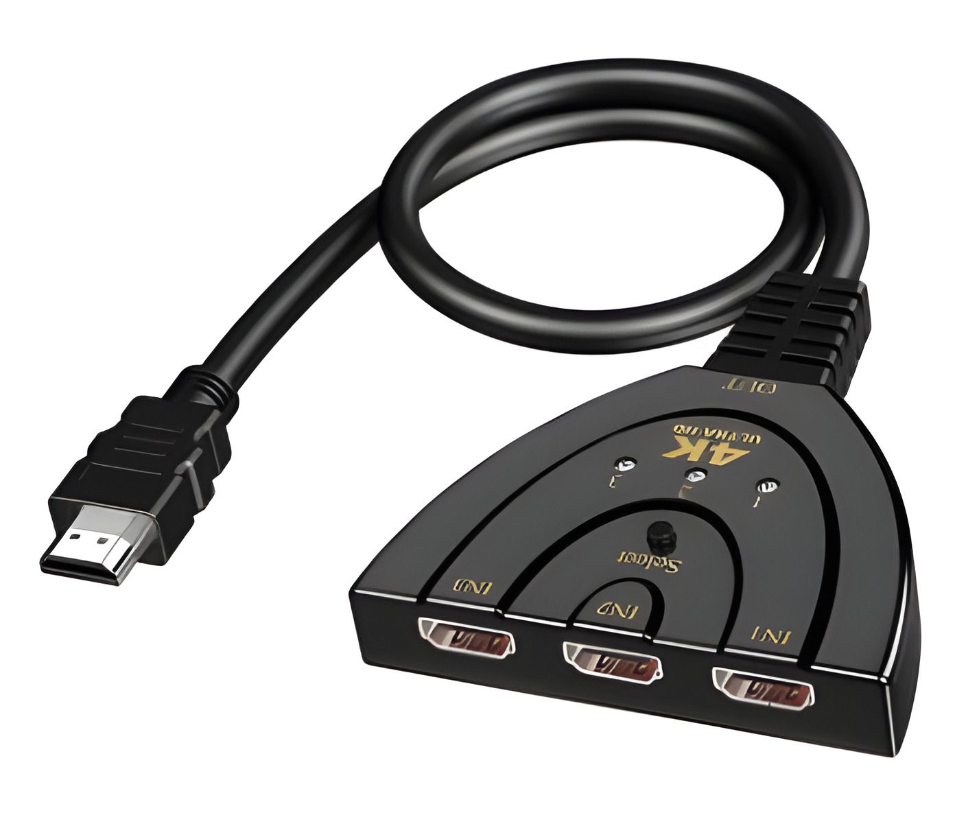HDMI спліттер / комутатор на 3 порти HW-4K301X HDMI спліттер / комутатор на 3 порти HW-4K301X