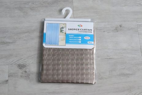 Ванная шторка с пленкой 3D эффектом, 3D brown