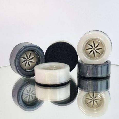 Фішки для гри нарди зі смоли 27х12 мм Зірка