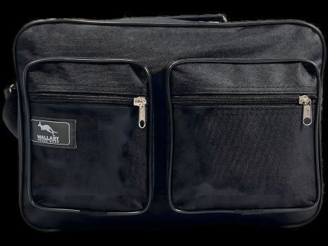 Функціональна сумка через плече на три відділення, чорна Функціональна сумка через плече на три відділення, чорна