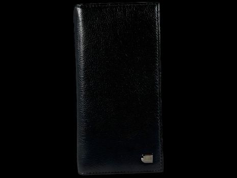 Чёрный кожаный мужской кошелек Anil