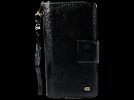 Мужской кожаный портмоне с 5 отделениями для купюр