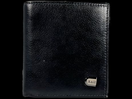 Мужской кожаный кошелек с кнопкой и магнитом Мужской кожаный кошелек с кнопкой и магнитом