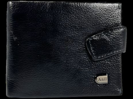 Шкіряний чоловічий гаманець з картхолдером, монетницею і затискачем для купюр