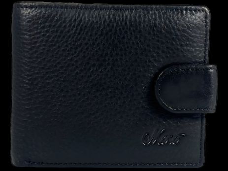 Гаманець чоловічий з натуральної шкіри і 3 відділами для купюр