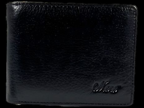 Чоловічий гаманець із натуральної шкіри із затискачем для купюр