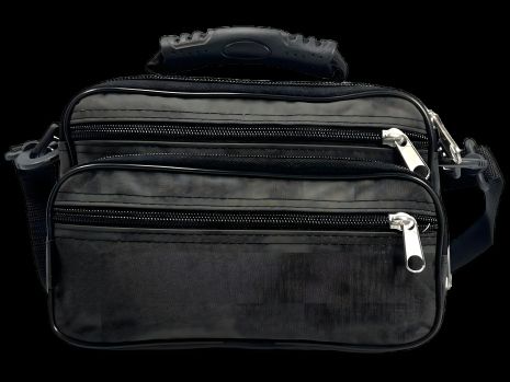 Практичная сумка через плечо, пять отделений, цвет хаки