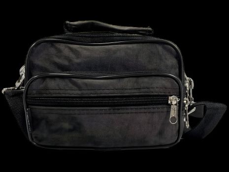 Стильна сумка через плече з трьома відділеннями, хакі