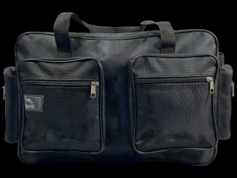Функциональная черная сумка на плечо, 22 л, с четырьмя отделениями