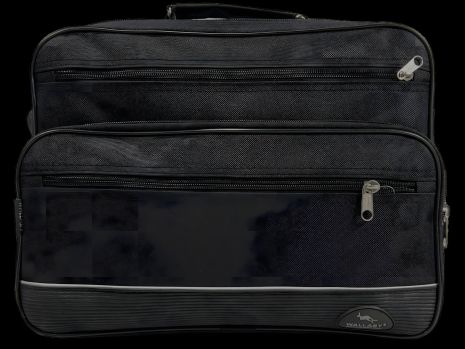 Черная сумка через плечо, практичная и стильная, 16 л, формат А4