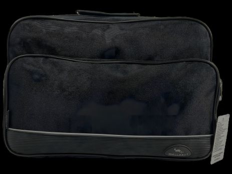 Зручна сумка через плече на три відділення, чорна, застібка на блискавці