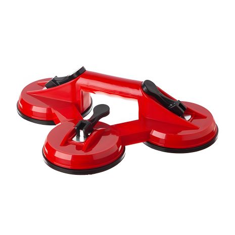 Присоска тримач для скла потрійна 3*120мм max 160кг INTERTOOL HT-7103 Присоска тримач для скла потрійна 3*120мм max 160кг INTERTOOL HT-7103