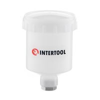 Бачок пластиковий для HVLP міні, внутрішня різьба M14×1, 125 мл INTERTOOL PT-1900
