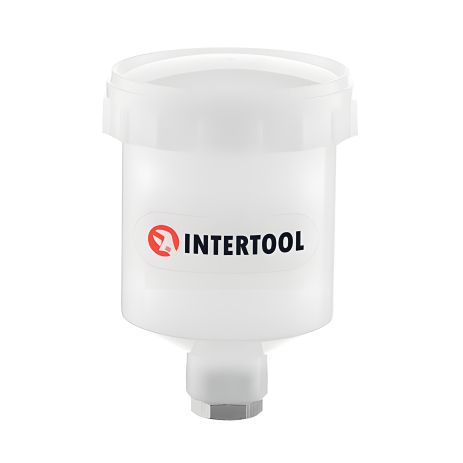 HVLP пластиковий бачок для міні, різьба внутрішня M14×1, 125 мл INTERTOOL PT-1900 HVLP пластиковий бачок для міні, різьба внутрішня M14×1, 125 мл INTERTOOL PT-1900