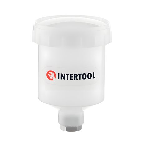HVLP пластиковий бачок для міні, різьба внутрішня M14×1, 125 мл INTERTOOL PT-1900