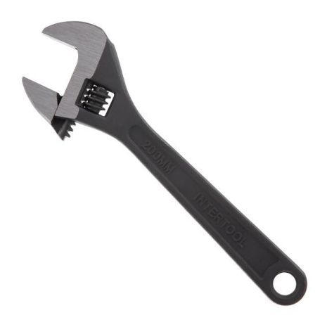 Ключ разводной 200мм INTERTOOL HT-0192
