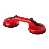 Двойной держатель-присоска для стекол INTERTOOL HT-7102 (80 кг)