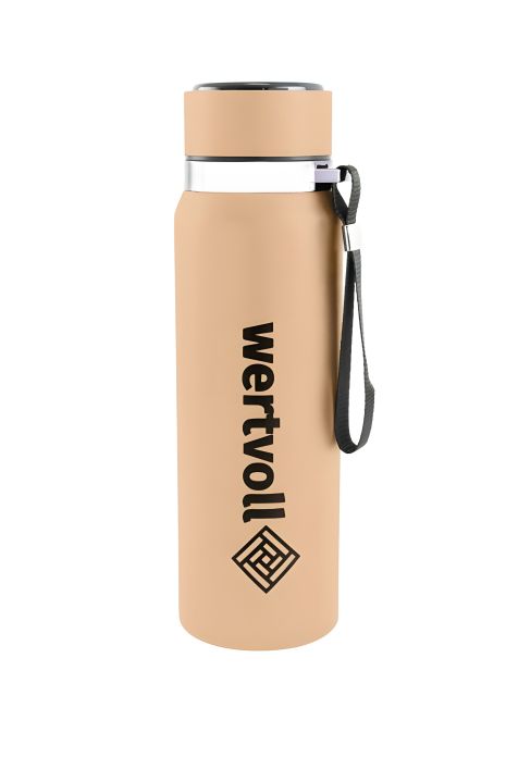 Термос с цифровым измерением температуры "DREAM" 800 мл, розовый MASTERTOOL RX-7001PK