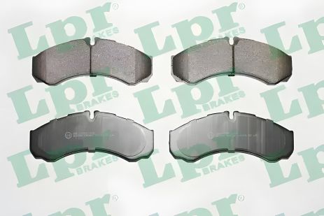 Комплект дисковых тормозных колодок IVECO DAILY, LPR (05P684)