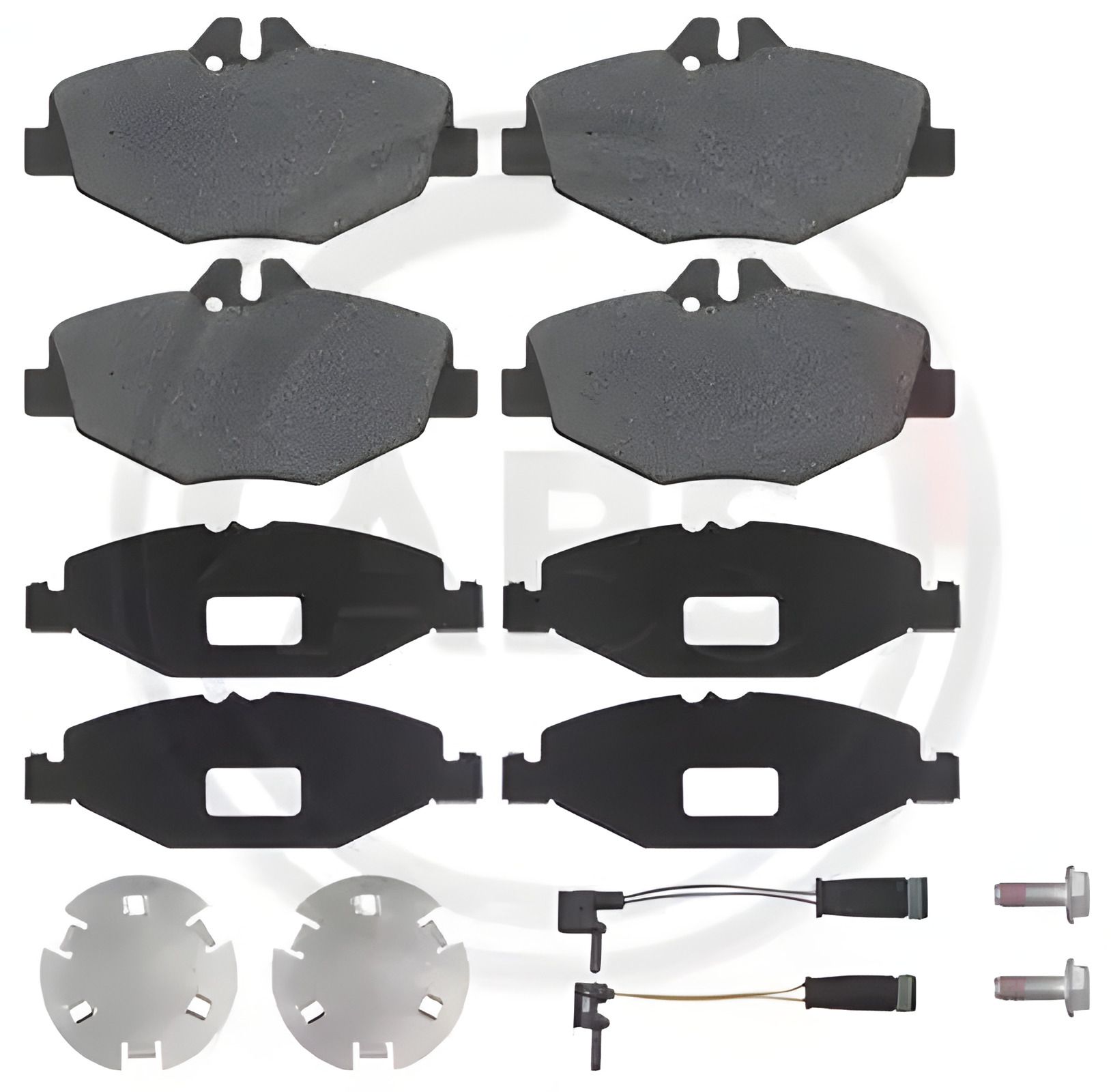 Гальмівні колодки, дискове гальмо MERCEDES-BENZ E-CLASS, ABS (37306) Гальмівні колодки, дискове гальмо MERCEDES-BENZ E-CLASS, ABS (37306)