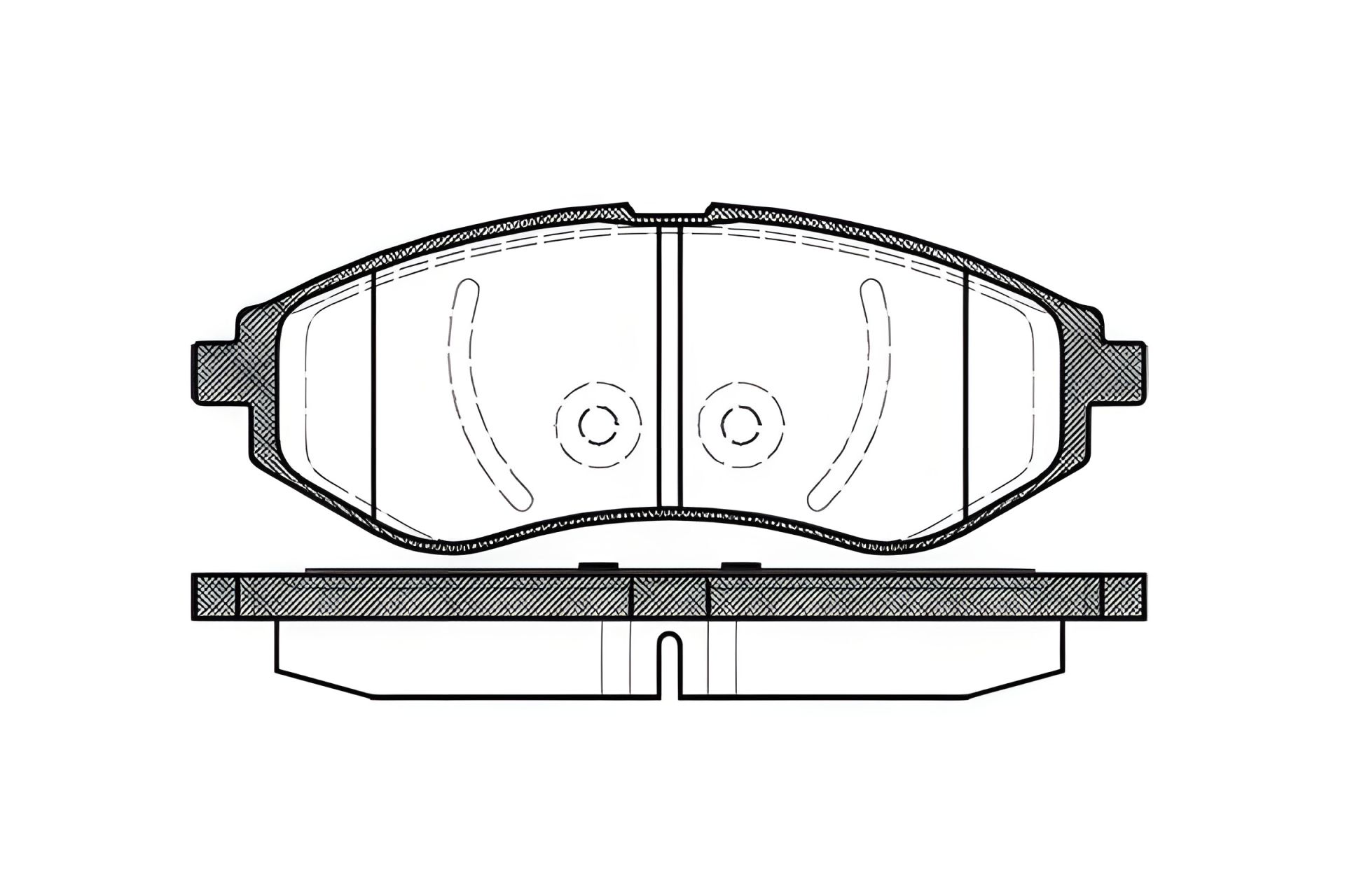 Комплект гальмівних колодок, дискове гальмо CHEVROLET AVEO, CADILLAC XLR, REMSA (098600) Комплект гальмівних колодок, дискове гальмо CHEVROLET AVEO, CADILLAC XLR, REMSA (098600)