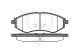 Гальмівних колодок комплект CHEVROLET AVEO, CADILLAC XLR, DAEWOO KALOS, WOKING (P886300) Гальмівних колодок комплект CHEVROLET AVEO, CADILLAC XLR, DAEWOO KALOS, WOKING (P886300)