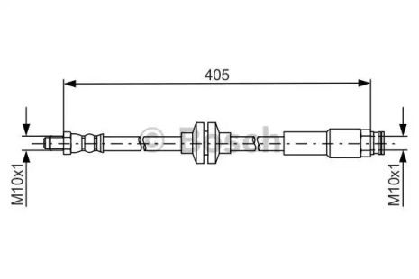 Brake Jeep Renegade, Opel Combo, Bosch (1987481671)