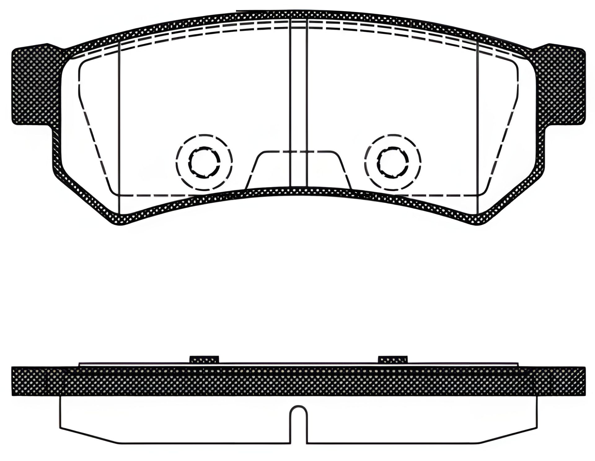 Комплект гальмівних колодок, дискове гальмо CHEVROLET LACETTI, DAEWOO LACETTI, REMSA (104810) Комплект гальмівних колодок, дискове гальмо CHEVROLET LACETTI, DAEWOO LACETTI, REMSA (104810)